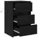 Dulap de noapte Stejar Negru 38 x 34 x 61 cm Lemn compozit - WALTI WALTI