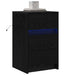 Dulap de noapte Stejar Negru 38 x 34 x 61 cm Lemn compozit - WALTI WALTI