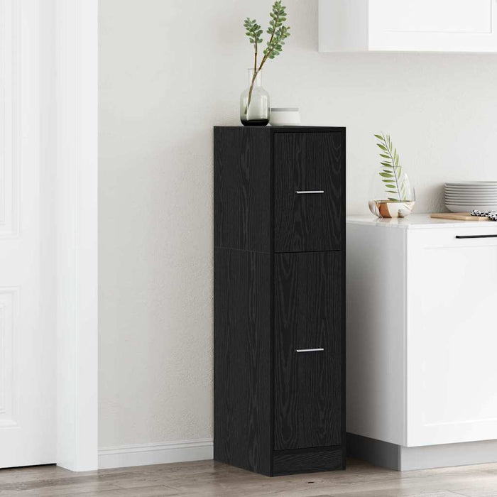 Cabinet de Apotecă Stejar negru 30 x 41 x 118 cm Lemn compozit - WALTI WALTI