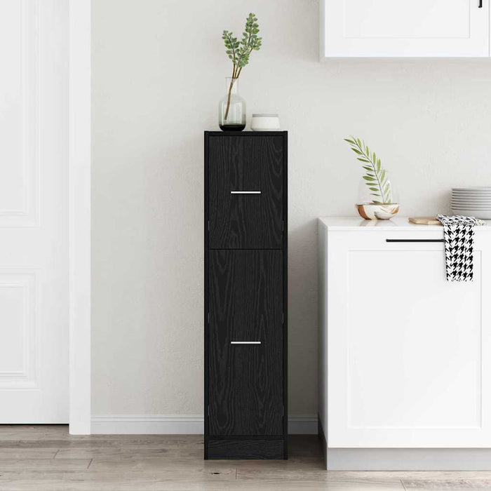 Cabinet de Apotecă Stejar negru 30 x 41 x 118 cm Lemn compozit - WALTI WALTI