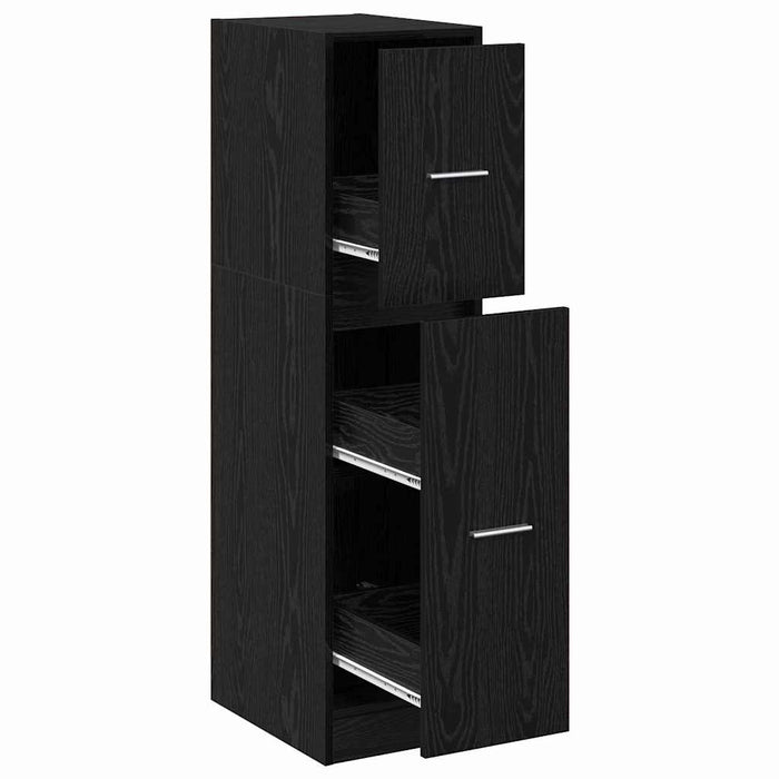 Cabinet de Apotecă Stejar negru 30 x 41 x 118 cm Lemn compozit - WALTI WALTI
