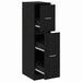 Cabinet de Apotecă Stejar negru 30 x 41 x 118 cm Lemn compozit - WALTI WALTI