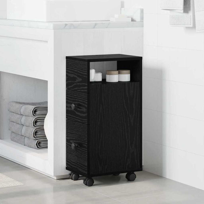 Set de mobilier pentru baie Stejar Negru 33 x 23 x 65 cm - WALTI WALTI