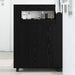Set de mobilier pentru baie Stejar Negru 65 x 23 x 87 cm - WALTI WALTI