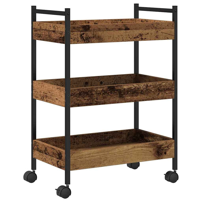 Troler de Bucătărie Lemn vechi 50 x 30 x 70 cm Lemn prelucrat WALTI