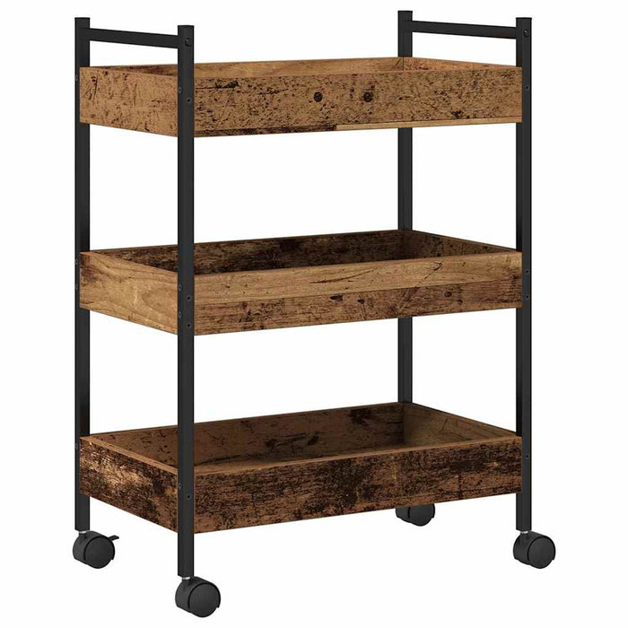 Troler de Bucătărie Lemn vechi 50 x 30 x 70 cm Lemn prelucrat WALTI