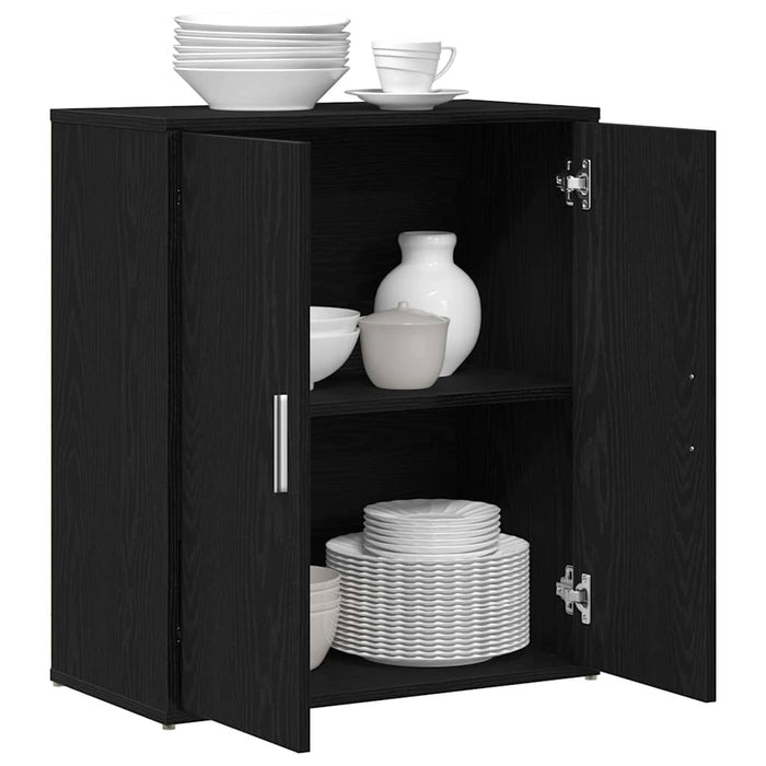 Bufet din stejar negru 60x31x70 cm, lemn prelucrat - WALTI WALTI