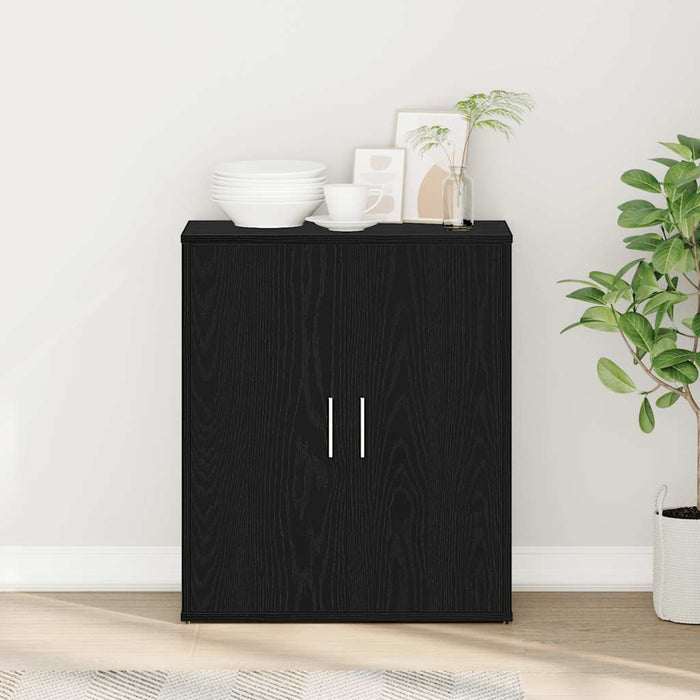 Bufet din stejar negru 60x31x70 cm, lemn prelucrat - WALTI WALTI