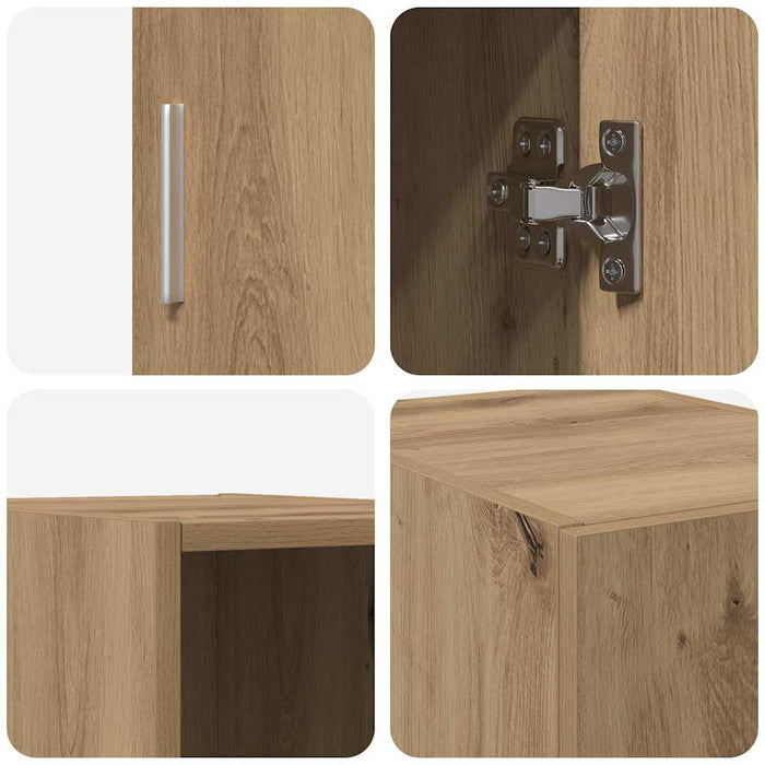 Dulap montat pe perete Stejar Artizanal 30 x 42.5 x 39.5 cm - WALTI WALTI
