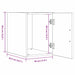 Dulap montat pe perete Stejar Artizanal 30 x 42.5 x 39.5 cm - WALTI WALTI