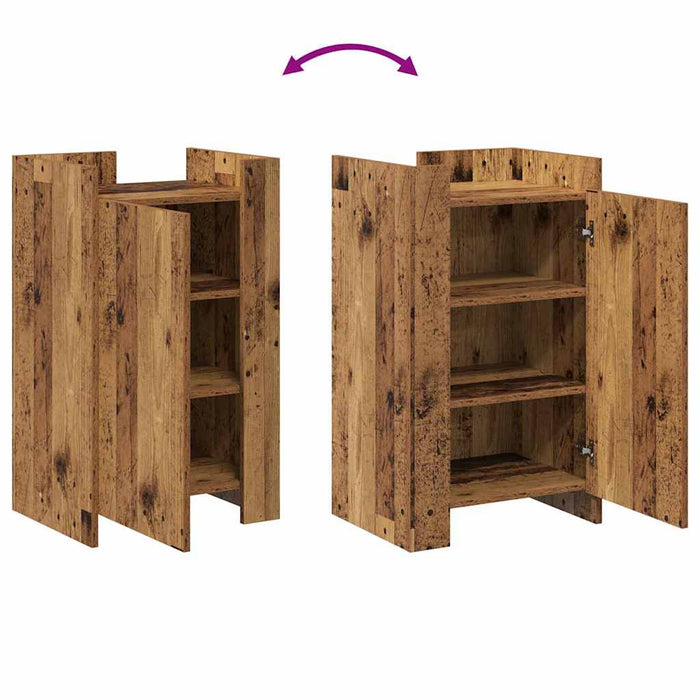 Bufet Lemn vechi 45 x 35 x 75 cm Lemn compozit - WALTI WALTI
