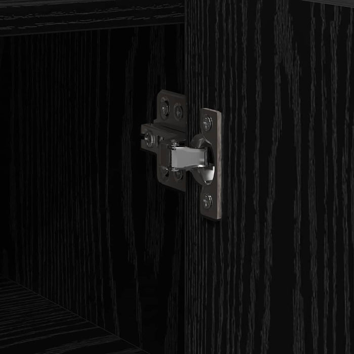 Bufet Stejar Negru 45 x 35 x 75 cm Lemn compozit - WALTI WALTI