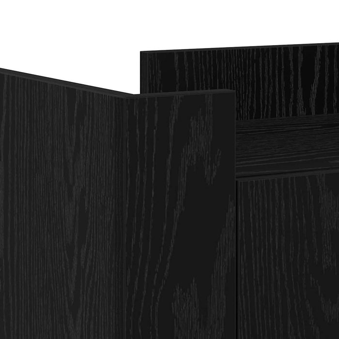 Bufet Stejar Negru 45 x 35 x 75 cm Lemn compozit - WALTI WALTI