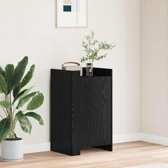 Bufet Stejar Negru 45 x 35 x 75 cm Lemn compozit - WALTI WALTI
