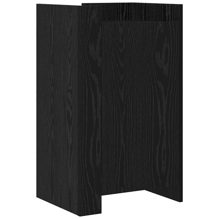 Bufet Stejar Negru 45 x 35 x 75 cm Lemn compozit - WALTI WALTI