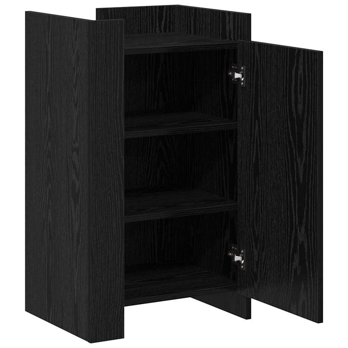 Bufet Stejar Negru 45 x 35 x 75 cm Lemn compozit - WALTI WALTI