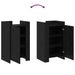 Bufet Stejar Negru 45 x 35 x 75 cm Lemn compozit - WALTI WALTI