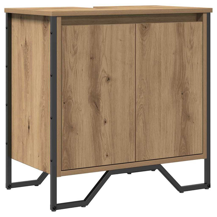Dulap pentru Chiuvetă cu ușă Stejar Artizanal 60 x 35 x 60 cm - WALTI WALTI