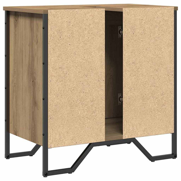 Dulap pentru Chiuvetă cu ușă Stejar Artizanal 60 x 35 x 60 cm - WALTI WALTI