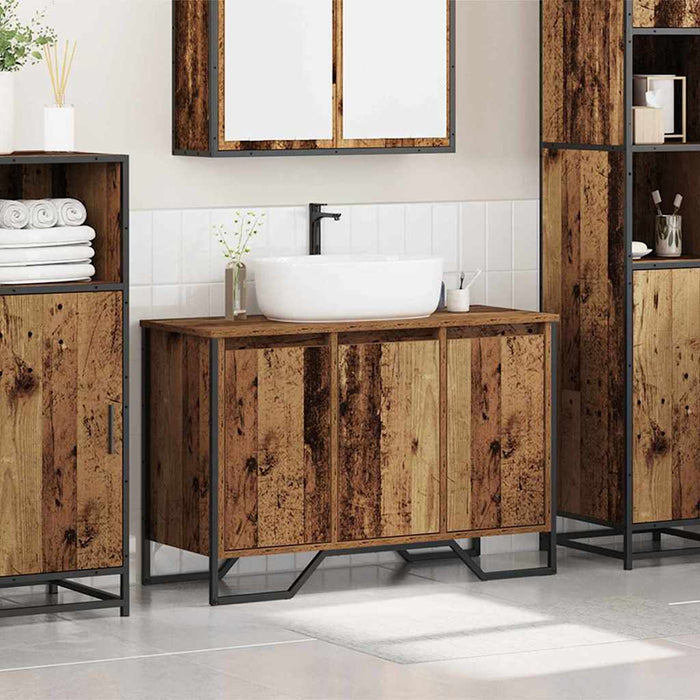 Dulap pentru Chiuvetă Lemn Vechi 91 x 35 x 60 cm Lemn compozit - WALTI WALTI