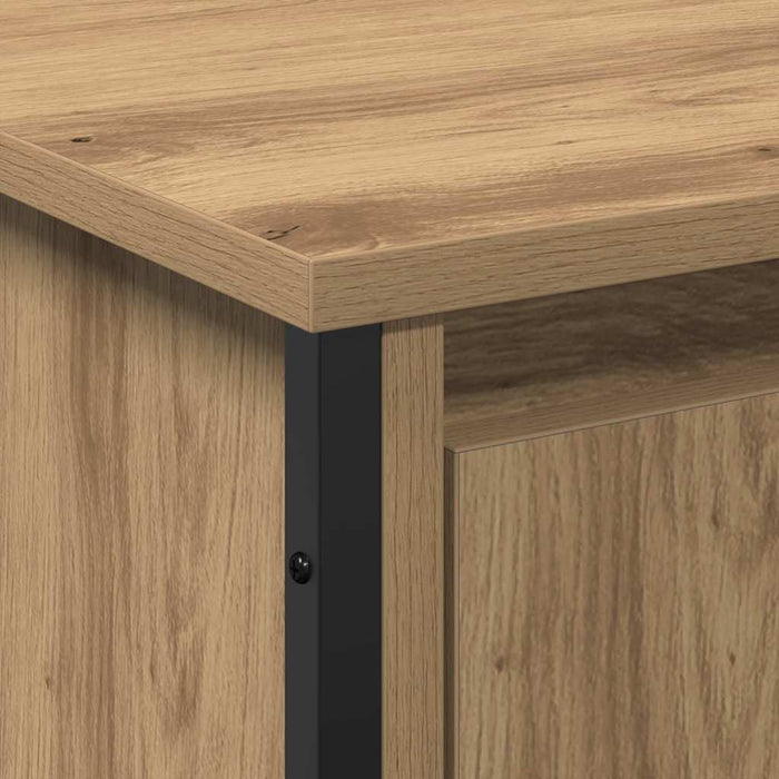 Dulap pentru Chiuvetă cu ușă Stejar Artizanal 91 x 35 x 60 cm - WALTI WALTI