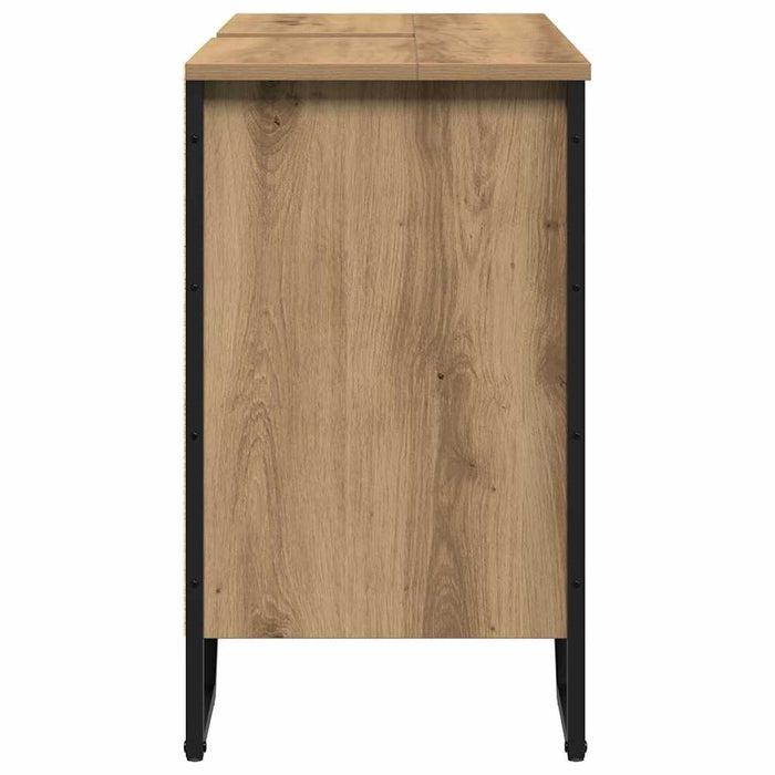 Dulap pentru Chiuvetă cu ușă Stejar Artizanal 91 x 35 x 60 cm - WALTI WALTI