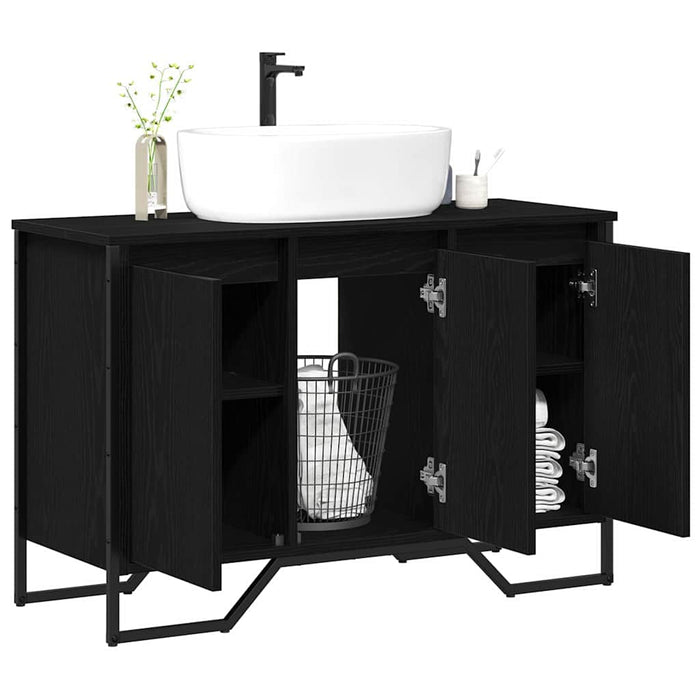 Dulap pentru Chiuvetă Altele Stejar Negru 91 x 35 x 60 cm - WALTI WALTI