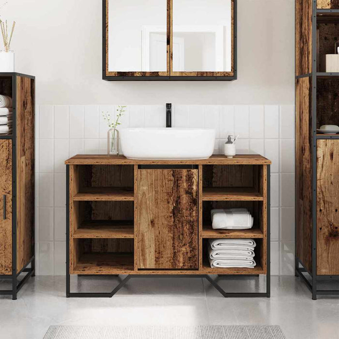 Dulap pentru Chiuvetă Lemn Vechi 91 x 35 x 60 cm Lemn compozit - WALTI WALTI