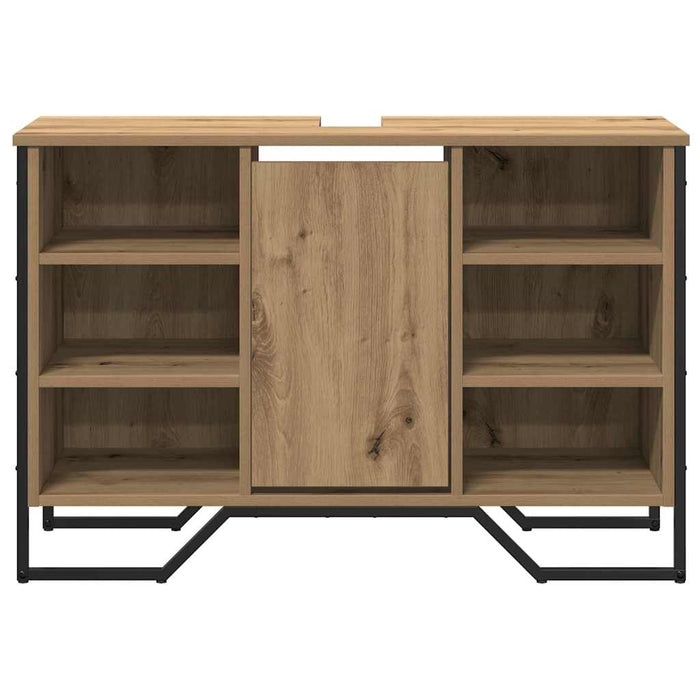 Dulap pentru Chiuvetă cu ușă Stejar Artizanal 91 x 35 x 60 cm - WALTI WALTI