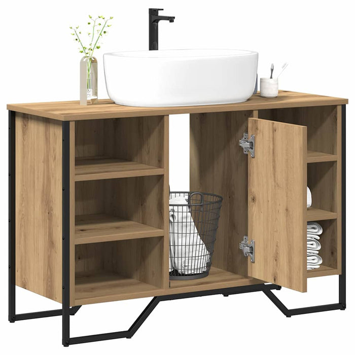 Dulap pentru Chiuvetă cu ușă Stejar Artizanal 91 x 35 x 60 cm - WALTI WALTI