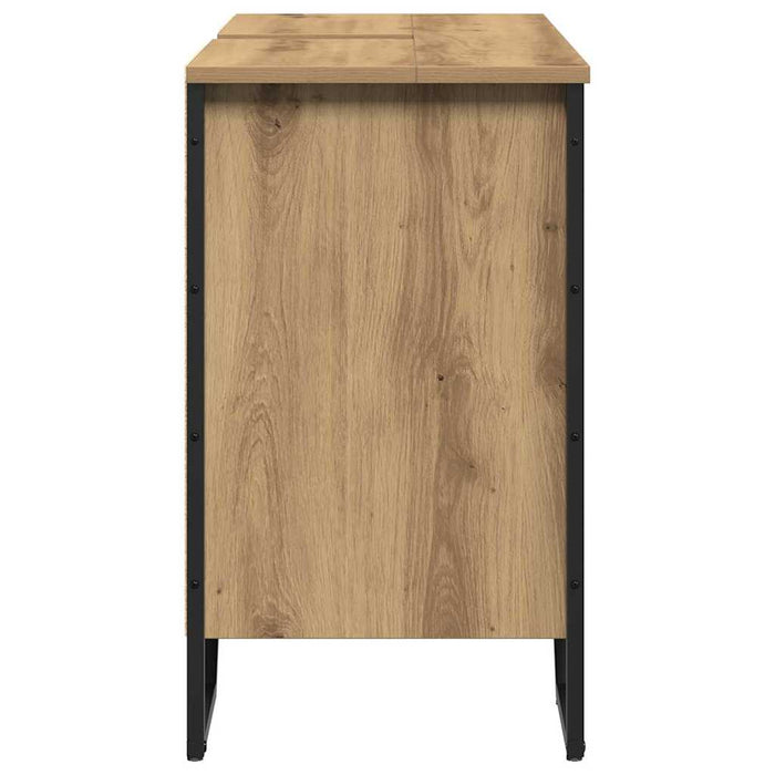 Dulap pentru Chiuvetă cu ușă Stejar Artizanal 91 x 35 x 60 cm - WALTI WALTI