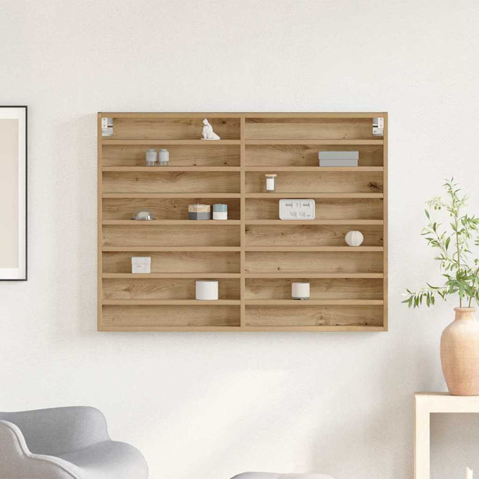 Dulap de Expunere cu raft Stejar Artizanal 100 x 8,5 x 75 cm - WALTI WALTI