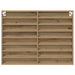Dulap de Expunere cu raft Stejar Artizanal 100 x 8,5 x 75 cm - WALTI WALTI