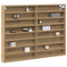 Dulap de Expunere cu raft Stejar Artizanal 100 x 8,5 x 75 cm - WALTI WALTI