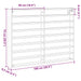 Dulap de Expunere cu raft Stejar Artizanal 100 x 8,5 x 75 cm - WALTI WALTI