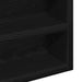 Dulap de Expunere Stejar Negru 100 x 8,5 x 75 cm Lemn compozit - WALTI WALTI