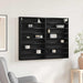 Dulap de Expunere Stejar Negru 100 x 8,5 x 75 cm Lemn compozit - WALTI WALTI