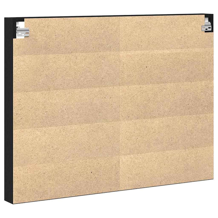 Dulap de Expunere Stejar Negru 100 x 8,5 x 75 cm Lemn compozit - WALTI WALTI