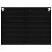 Dulap de Expunere Stejar Negru 100 x 8,5 x 75 cm Lemn compozit - WALTI WALTI