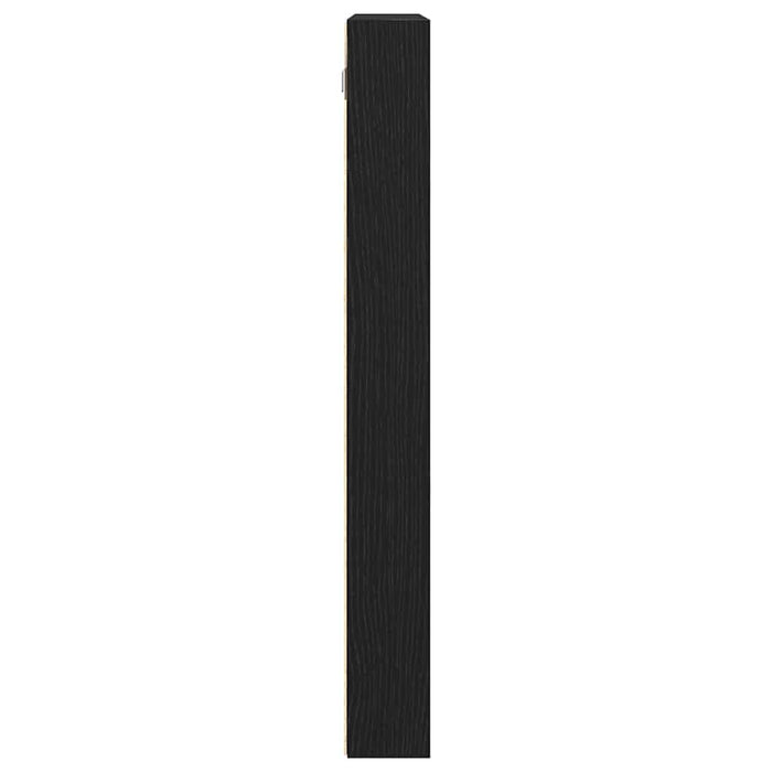 Dulap de Expunere Stejar Negru 100 x 8,5 x 75 cm Lemn compozit - WALTI WALTI
