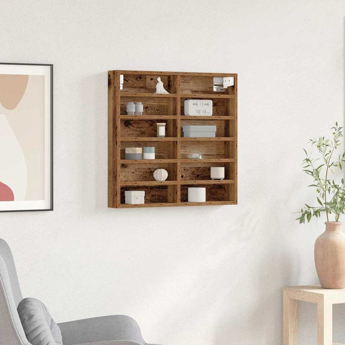 Dulap de Expunere Lemn vechi 60 x 8,5 x 58 cm Lemn compozit - WALTI WALTI