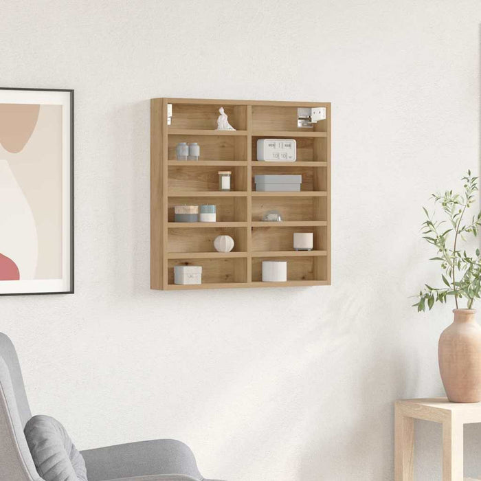 Dulap de Expunere cu raft Stejar Artizanal 60 x 8,5 x 58 cm - WALTI WALTI