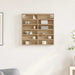 Dulap de Expunere cu raft Stejar Artizanal 60 x 8,5 x 58 cm - WALTI WALTI