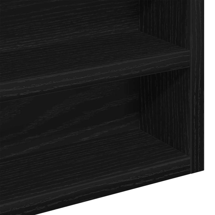 Dulap de Expunere Stejar Negru 60 x 8,5 x 58 cm Lemn compozit - WALTI WALTI