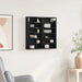 Dulap de Expunere Stejar Negru 60 x 8,5 x 58 cm Lemn compozit - WALTI WALTI