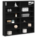 Dulap de Expunere Stejar Negru 60 x 8,5 x 58 cm Lemn compozit - WALTI WALTI