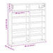 Dulap de Expunere Stejar Negru 60 x 8,5 x 58 cm Lemn compozit - WALTI WALTI
