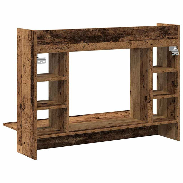 Birou montat pe perete cu raft Lemn vechi 105 x 48 x 75 cm - WALTI WALTI