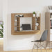 Birou montat pe perete stejar artizanal 105 x 48 x 75 cm - WALTI WALTI