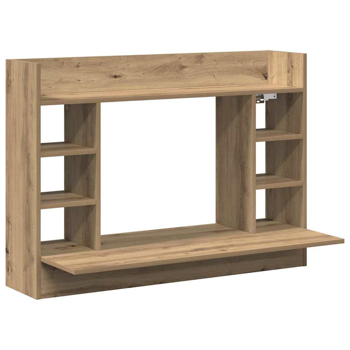 Birou montat pe perete stejar artizanal 105 x 48 x 75 cm - WALTI WALTI